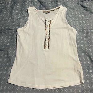 Burberry youth white top